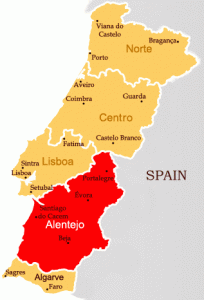 Mapa do Alentejo*